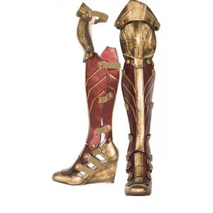 DC Wonder Woman Boots Rubies- Original / rare Halloween costume cosplay